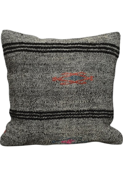 Zehra Abla Halı Yeni El Dokuma Dekoratif Kilim Kırlent Yastık Kılıfı 7200 Çok Renkli