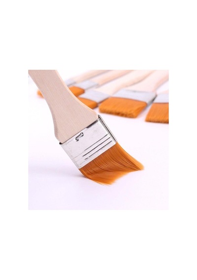 Fırça Seti-2, Yağlı Boya Fırçası, 4 Lü Set, Resim Fırçası, Akrilik Boya Fırçası, Yassı Fırça