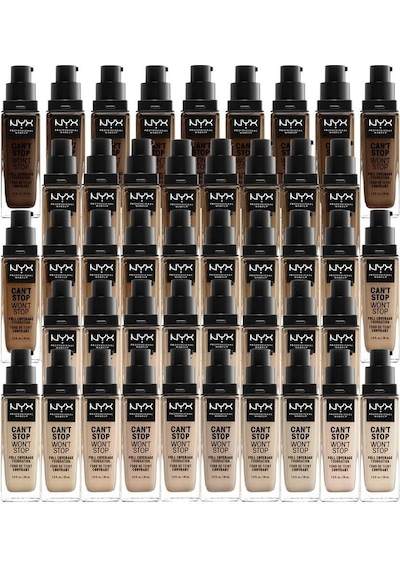 NYX Professional Makeup Can't Stop Won't Stop Full Coverage Foundation 08 True Beige 30 ML