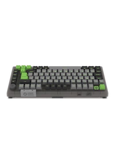 Hawk Gaming Hk610 Gateron Switch Rgb Lcd Tri-mode Kablosuz/bluetooth %75 Gaming Klavye