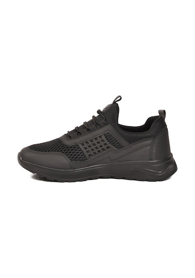 Walkway Motano G Siyah Fileli Hafif Esnek Unisex Spor Ayakkabı