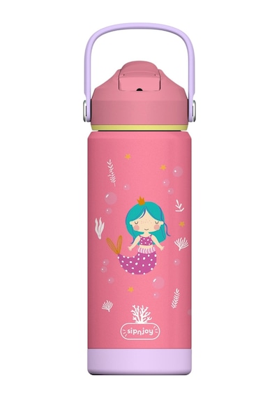 Sipnjoy - Flipsip Çocuk Su Termosu 550 Ml - Mermaid Dream