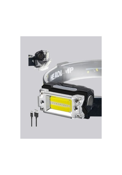 Kafa Lambası Led Fener Pratik Taşınabilir Ayarlanabilir Usb Şarjlı Standart Standart