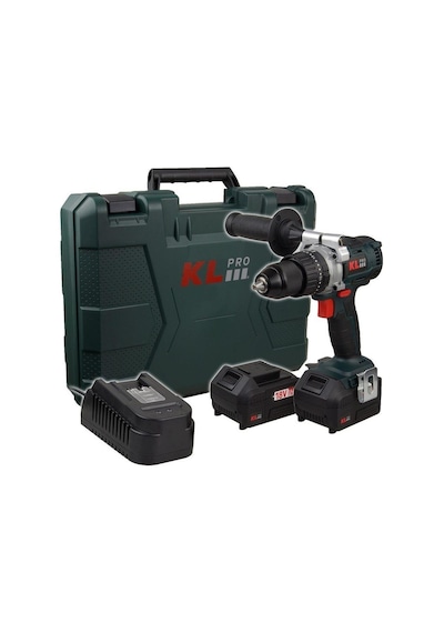 Klpro 18Volt-5.0Ah Li-Ion Kömürsüz Prof. Darbeli Matkap Kldm18B-5