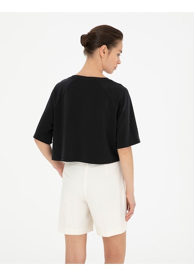 Pierre Cardin Kadın Siyah Sweatshirt 50284069-vr046 Siyah