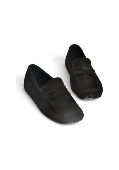 Fox Shoes Z250010202 Siyah Süet Günlük Kadın Ayakkabı