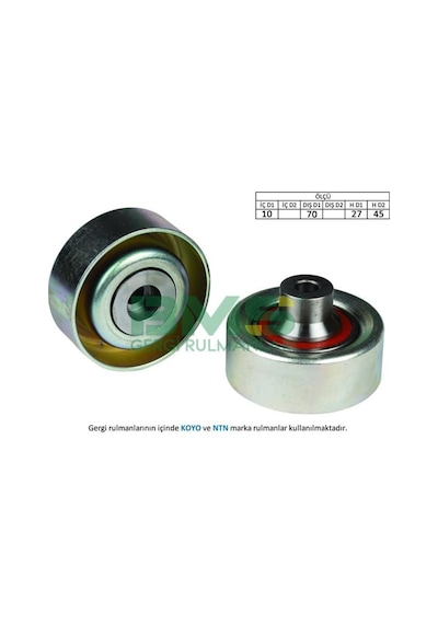 BMS 103 Alternatör Gergi Rulmanı P206-207-307 1.4HDI-1.6HDI 04- -C2-C3 1.4HDI-1.4 16V-1.6 16V Klimalı