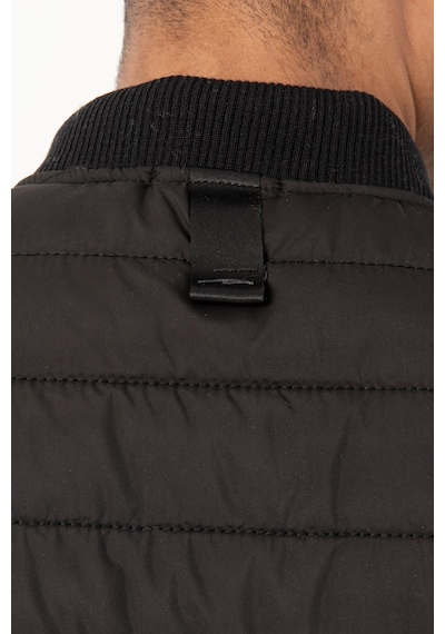 Maraton Sportswear Regular Erkek Hakim Yaka Takma Kol Outdoor Siyah Mont 21741-siyah Siyah