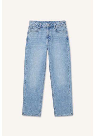 Defacto %100 Pamuk Baggy Fıt Geniş Paça Jean Açık Mavi Pantolon E8421ax26aunm39 Mavi-nm39