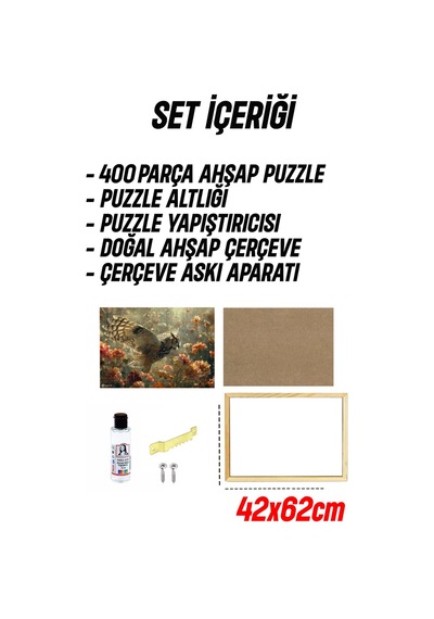 Ahşap Çerçeveli Puzzle - Tablo Hthp - 011 42 X 62 400 Parça Ahşap Çerçeveli Puzzle - Tablo Hthp - 011 42 X 62 400 Parça