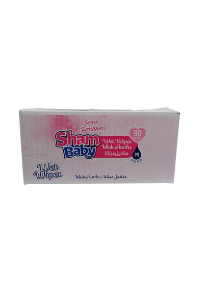 Sham Baby Islak Mendil 90'lı x 12 Adet 1 Koli