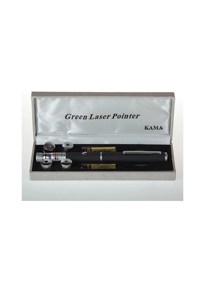 Yeşil Lazer Pointer 100 Mw 15 Km Etkili 5 Başlıklı Crchmgo