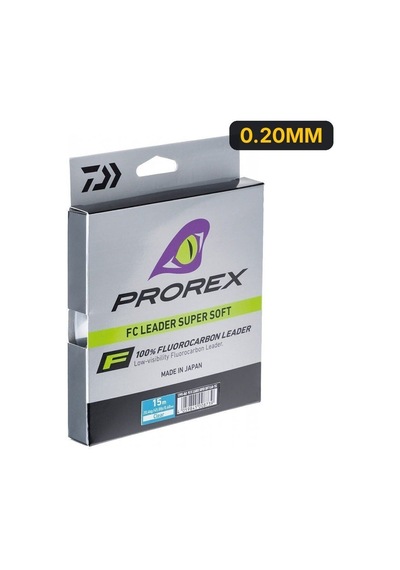 Daiwa Prorex Fc Leader Super Soft Fluorocarbon Misina 0.20mm