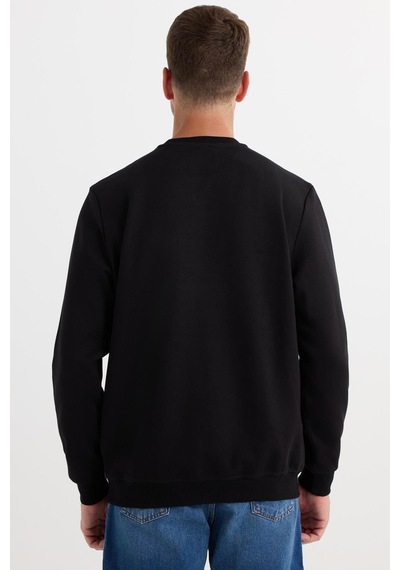 Tudors Unisex Oversize Geniş Kesim Pamuklu Yumuşak Dokulu Bisklet Yaka İçi Polarlı Baskılı Siyah Sweatshirt-37301 Siyah Tudors Unisex Oversize Geniş Kesim Pamuklu Yumuşak Dokulu Bisklet Yaka İçi Polarlı Baskılı Siyah Sweatshirt-37301 Siyah