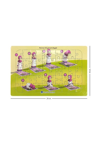 Namaz Kılıyorum Ayşe Yapboz-1126