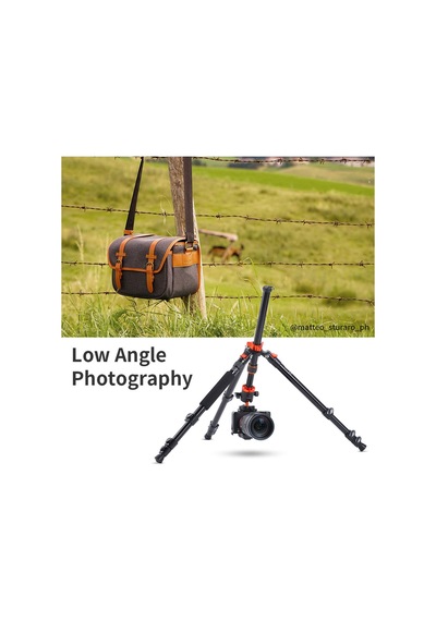 K&f Concept - Sa254m2 175cm Ball Head Kit'li Tripod Ve Monopod Kf09.089
