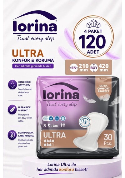Lorina Ultra Mesane Pedi 7 Damla 4 x 30'lu