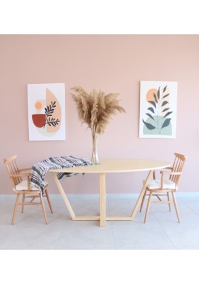 Oval Yemek Masası, Modern ÇAM KAPLAMA Yemek Masası, Toplantı Masa