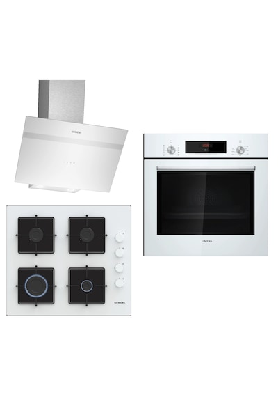 Siemens HB012FBW1T - EO6C2PP30O - LC64KPJ20T Beyaz Ankastre Set