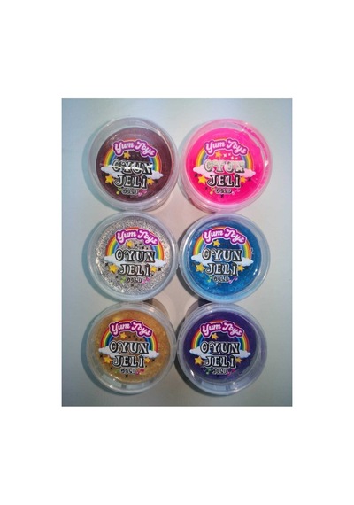 Yumtoys Slaym Gold- Hazır Slime 6 Farklı Renkler 6 Kutu 140x6 Gr Renkli