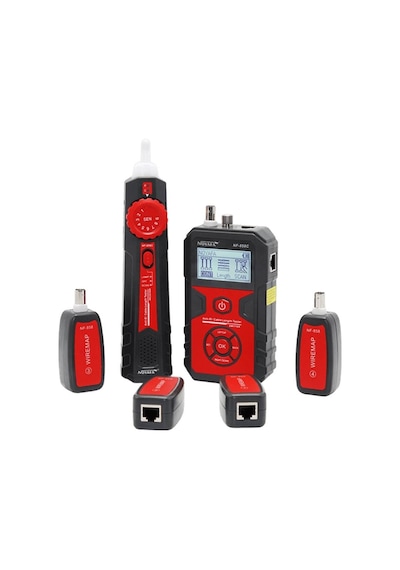 Noyafa Nf-858c Rj45 Rj11 Bnc Digital Profesyonel Ağ Kablo Bulucu Test Cihaz Aleti