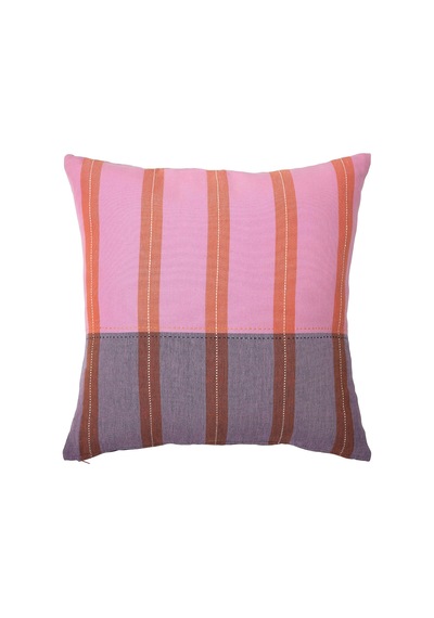 Kırlent Kılıfı, Pembe-turuncu, 50x50 Cm Çok Renkli
