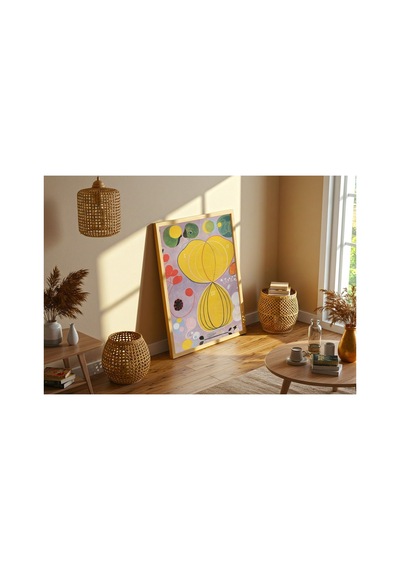 Hilma Af Klint On Büyük No.7 Yetişkinlik Çerçevesiz Poster 30x42 Cm A3 Tablo Soyut Sanat