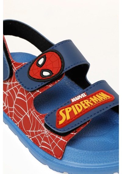 Spıderman Tuma.p6fx Erkek Çocuk Sandalet Saks Mavi