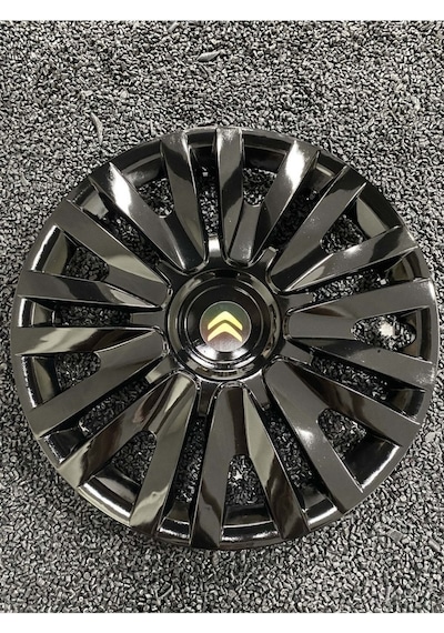 Citroen C-elysee 15" Inç Kırılmaz Jant Kapağı Siyah 4 Adet 5911syhcitroen