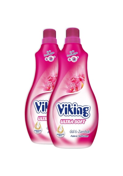 Viking Yumuşatıcı Soft Gül Zambak 2 x 1400 ML