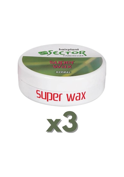 Sector Hairmate Superwax Normal Yeşil Wax 150 Ml 3 Adet