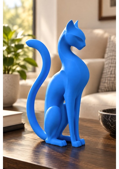 Kedi Anıtı Figürlü Dekoratif Biblo 18394743