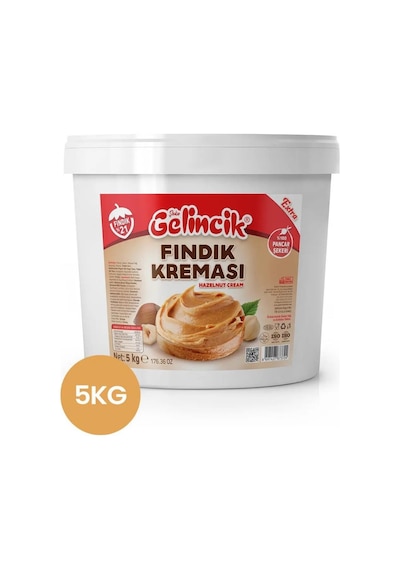 Fındık Kreması Krokan 5 Kg Parça Fındıklı Profesyonel Dolgu Kreması