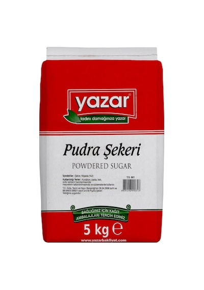 Yazar Pudra Şekeri 5 KG