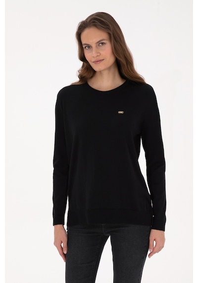 U.s. Polo Assn. Kadın Siyah Kazak /triko 50313579-vr046 Sıyah