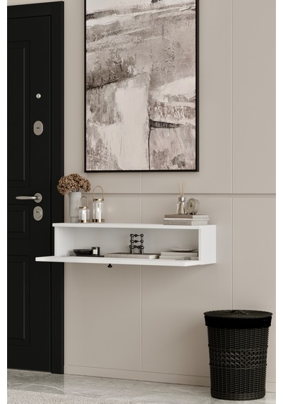 Asur 90 Cm Dresuar 100% Mdf Beyaz