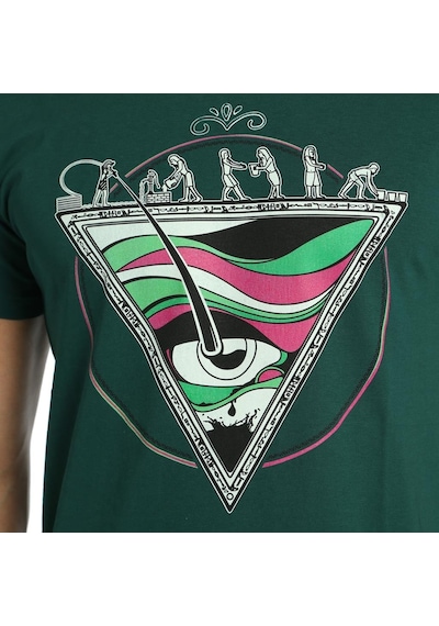 Bant Giyim - Piramit Yeşil Erkek T-Shirt Tişört