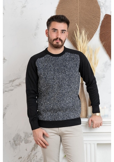 Nehir By Faruk Ülker Sıfır Yaka Regular Fit Erkek Triko Kazak (516906421)