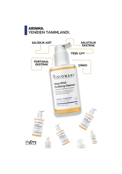 The Visionary Deep Elixir Sivilce ve Siyah Nokta Karşıtı Yüz Temizleme Jeli 200 ML