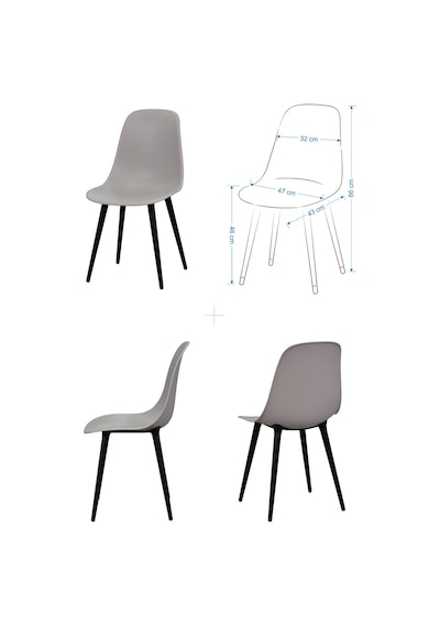Vilinze Tilia Plastik Bahçe Balkon Bistro Seti Katlanır Masa 60 60 Cm Siyah