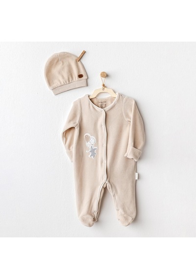 Andywawa Happy Everyday Bebek Tulum Takım Ac25064 Bej Beige