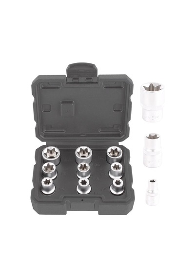 Brio Lokma Set Torx Dişi 1/2 9 Parça (e10-e24)
