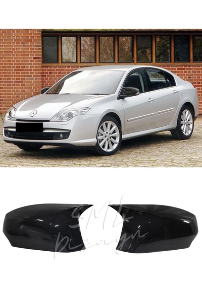 Renault Laguna 3 2007-2014 Batman-Yarasa Ayna Kapağı Piano Black
