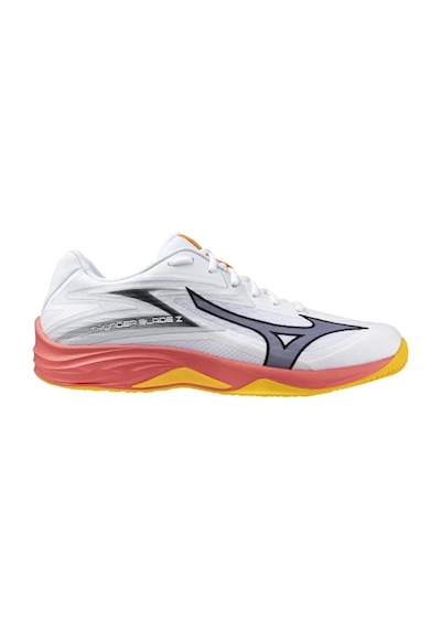 Mizuno Thunder Blade Z Unisex Voleybol Ayakkabısı Beyaz / Turuncu Çok Renkli
