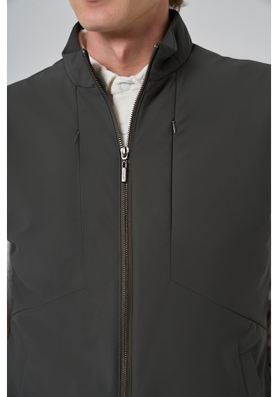 Morven Erkek Haki Polyamide Spor Gizli Cep Fermuarlı Yelek 26ks049001710 Haki