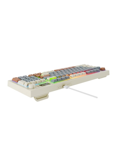 Everest Kb-79 Sılent Pro Gri Mavi/gri/kahve Sessiz Rgb Q Membrane Oyuncu Klavyesi