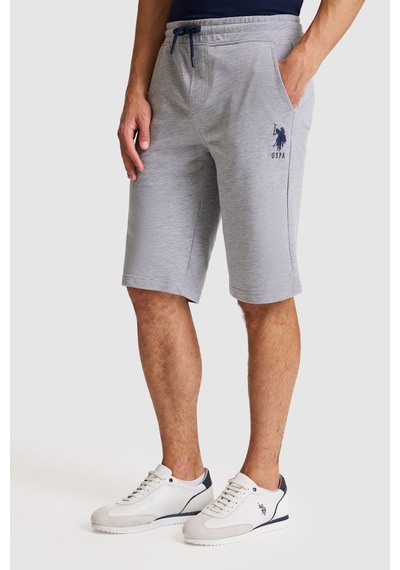 U.s. Polo Assn. Erkek Gri Melanj Şort Örme 50322331-vr086