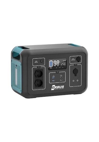 Ayrex 1200w 1132wh Power Station Taşınabilir Güç Kaynağı Güç İstasyonu