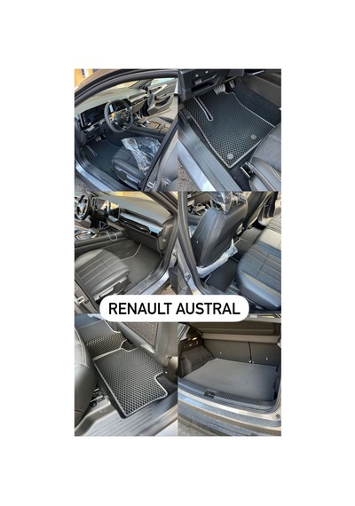 Renault Austral Premium Eva Akıllı Oto Paspas+bagaj Havuzu Siyah