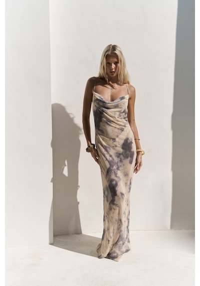 Mai Collection Mai Studios Co. Chomhan Askılı Degaje Sarı Uzun Elbise sarı Mai Collection Mai Studios Co. Chomhan Askılı Degaje Sarı Uzun Elbise sarı